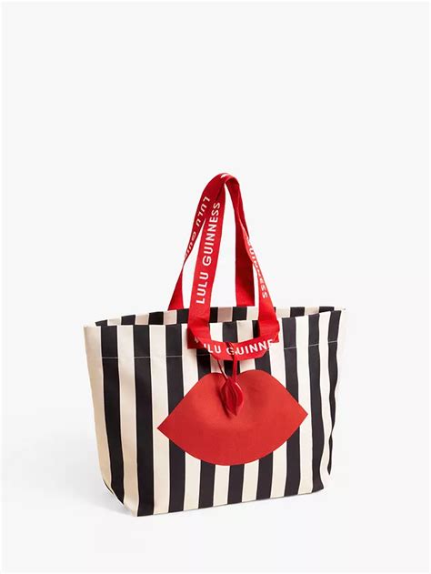 john lewis lulu guinness tote bag.